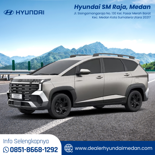 Hyundai STARGAZER Cartenz X - Dealer Hyundai SM Raja, Medan