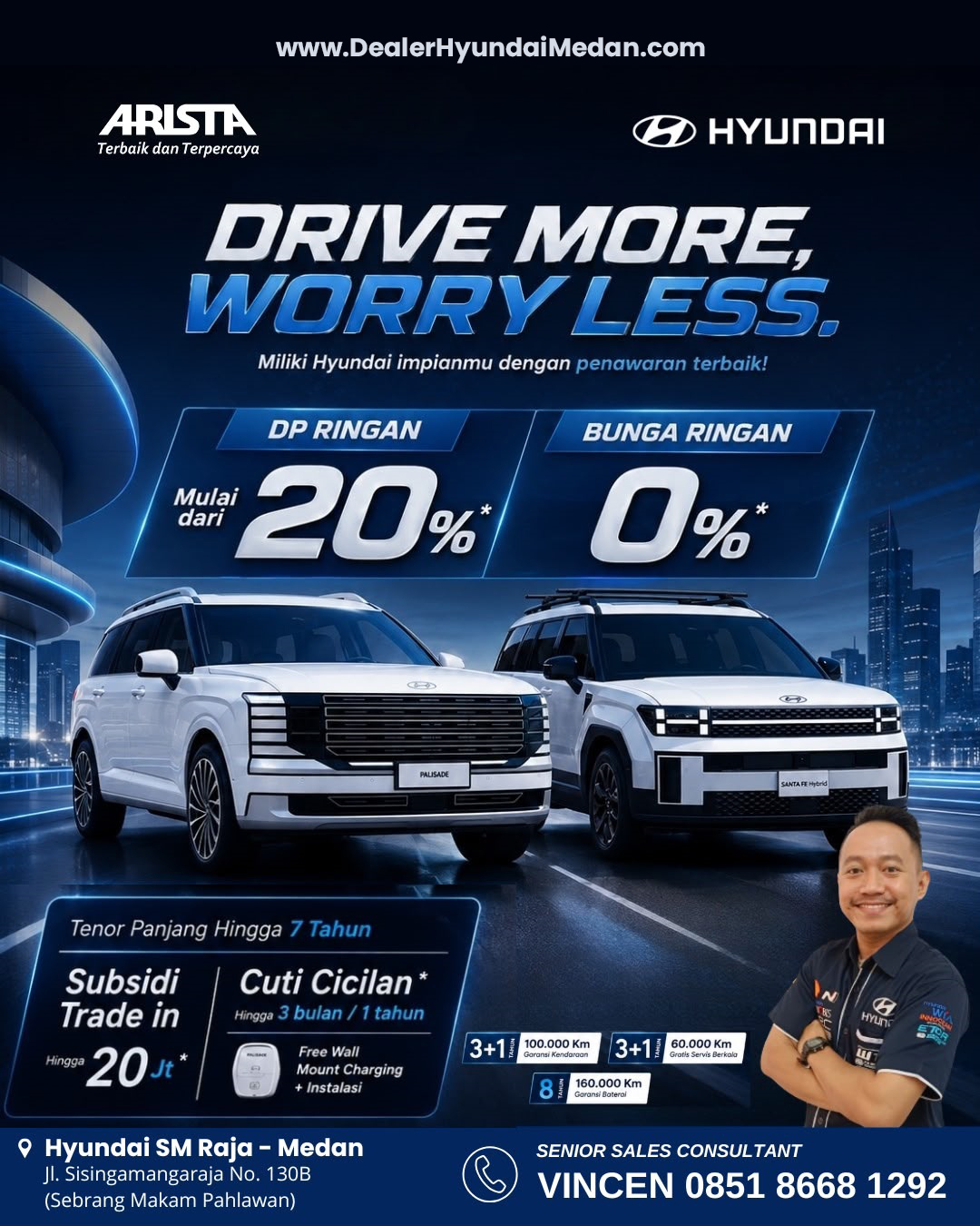 Promo Hyundai Medan Terbaru: DP 20%, Bunga 0%, dan Trade In Hingga Rp20 Juta
